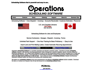 pcom-software.com screenshot