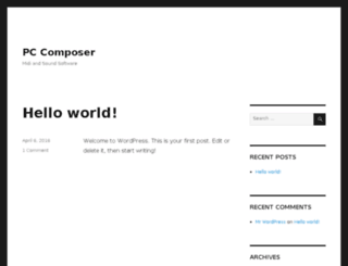 pcomposer.com screenshot