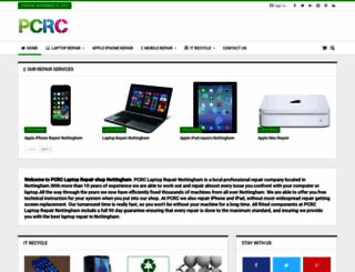 pcrc.co.uk screenshot