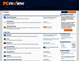 pcreview.co.uk screenshot