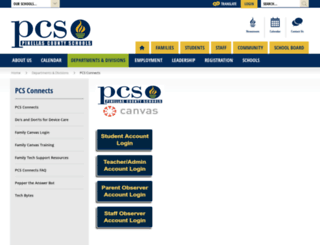 pcsb.instructure.com screenshot