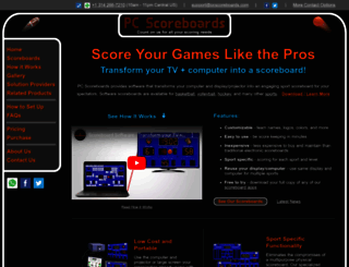 pcscoreboards.com screenshot
