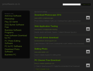 pcsoftware.co.in screenshot