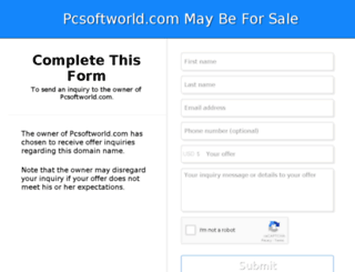 pcsoftworld.com screenshot