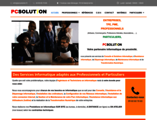 pcsolution.fr screenshot