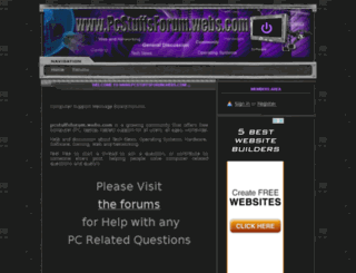 pcstuffsforum.webs.com screenshot