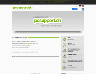 pcsupport.ch screenshot