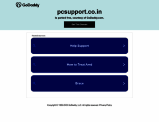 pcsupport.co.in screenshot