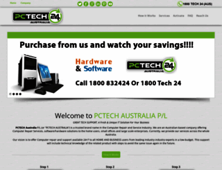 pctech24.com.au screenshot