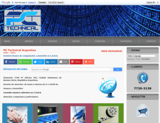 pctechnical.com.ar screenshot