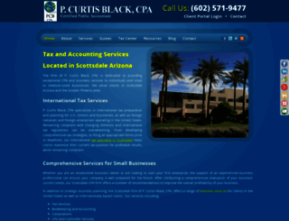 pcurtisblackcpa.com screenshot