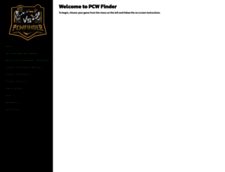 pcwfinder.com screenshot