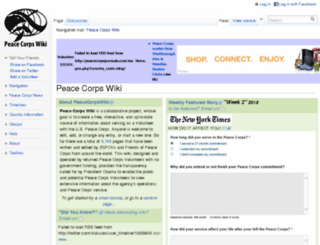 pcwiki.peacecorpsconnect.org screenshot