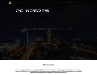 pcxperts.co.za screenshot