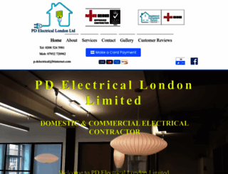 pd-electrical.co.uk screenshot