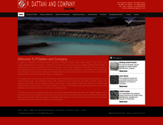pdattaniandcompany.com screenshot