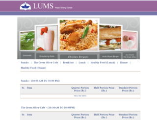 pdc.lums.edu.pk screenshot