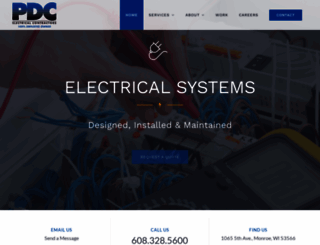pdcelectricalcontractors.com screenshot