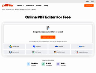pdf-editor.pdffiller.com screenshot