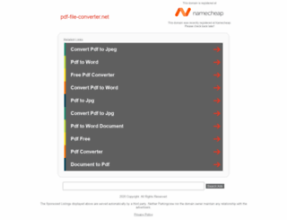 pdf-file-converter.net screenshot
