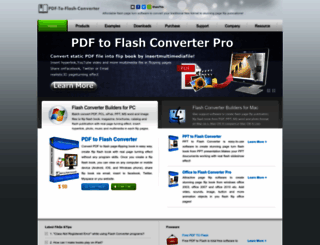 pdf-to-flash-converter.com screenshot