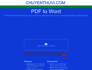pdf-to-word.chuyenthuvi.com screenshot