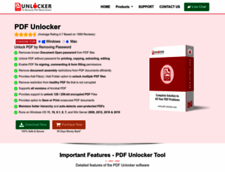 pdf-unlocker.com screenshot