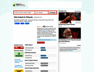 pdfcandy.com.cutestat.com screenshot