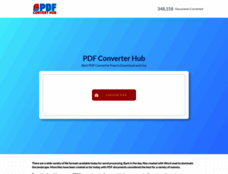 pdfconverthub.com screenshot