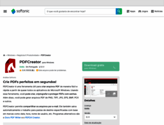 pdfcreator.softonic.com.br screenshot