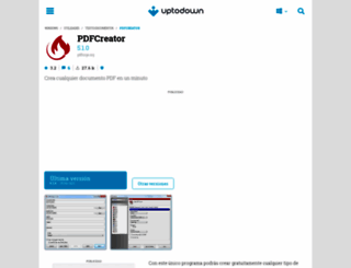 pdfcreator.uptodown.com screenshot