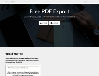 pdfexport.net screenshot
