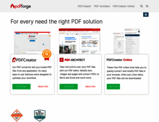 pdfforge.org screenshot