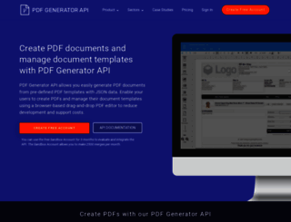 pdfgeneratorapi.com screenshot