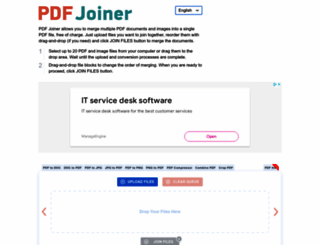 pdfjoiner.com screenshot