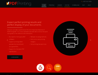 pdfprinting.net screenshot