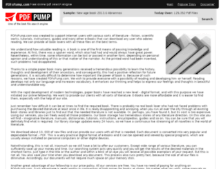 pdfpump.com screenshot