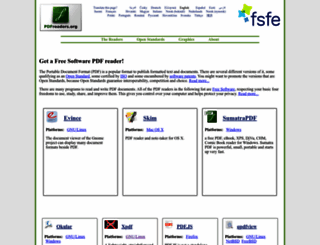 pdfreaders.org screenshot