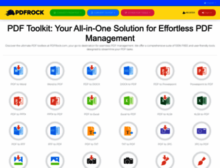 pdfrock.com screenshot