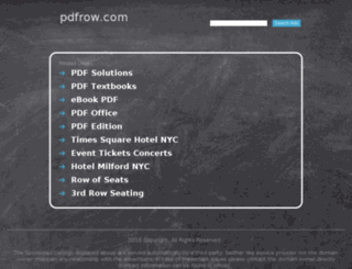 pdfrow.com screenshot