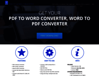 pdftowordconvertersite.com screenshot