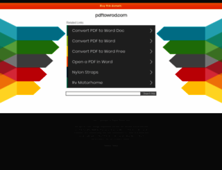 pdftowrod.com screenshot
