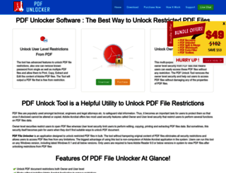 pdfunlockers.org screenshot