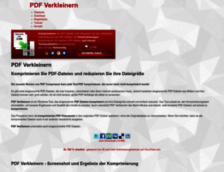pdfverkleinern.com screenshot