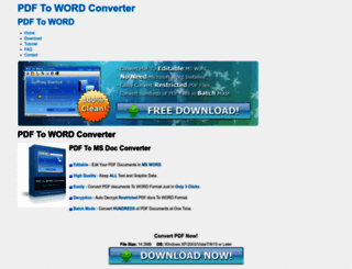 pdfwordconverter.net screenshot