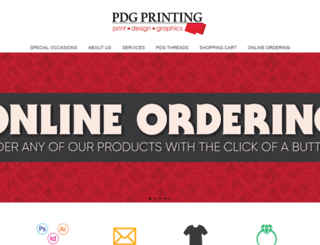 pdgprinting.com screenshot