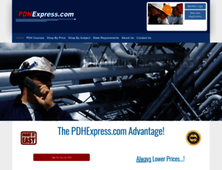 pdhexpress.com screenshot