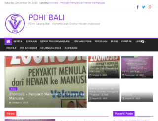pdhibali.org screenshot