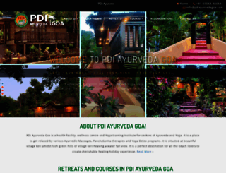 pdiayurvedagoa.com screenshot