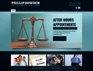 pdowdenlaw.com screenshot